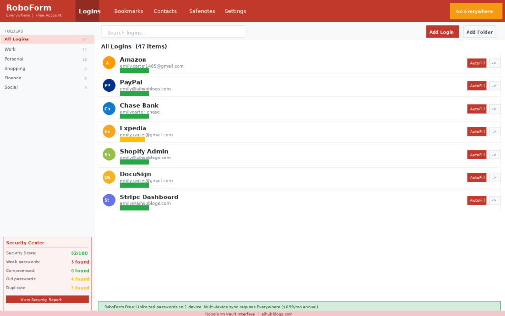 Roboform Screenshot 1024x640